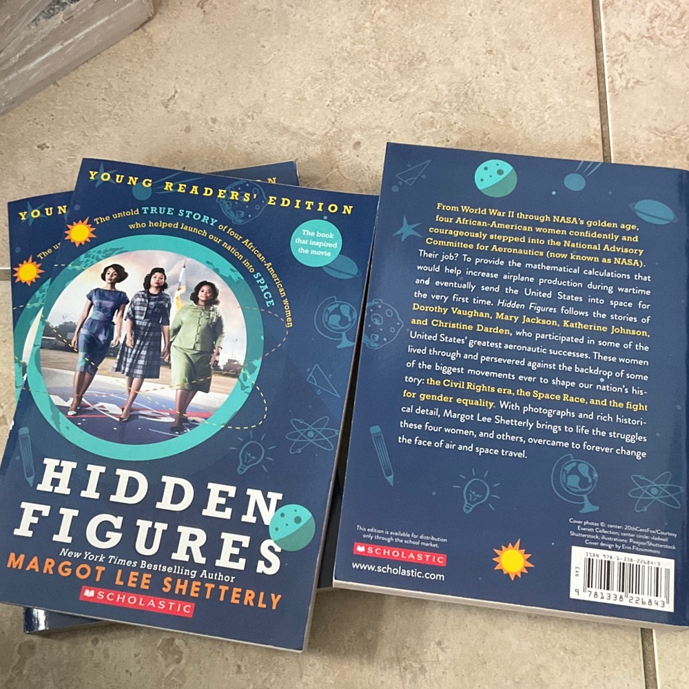 Hidden Figures Young Readers' Edition ages 9-12